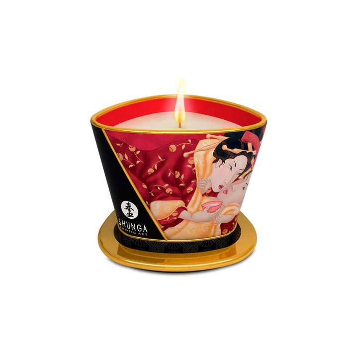 VELA MASAJE FRESAS CON CAVA 170 ML