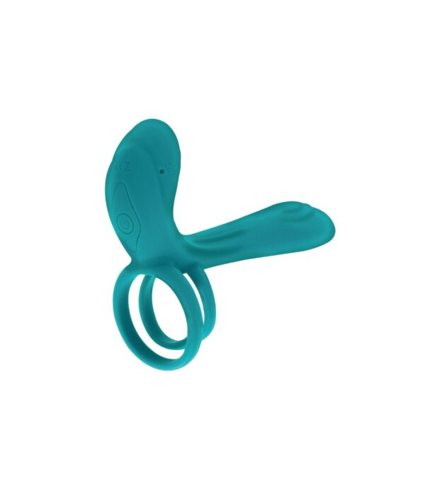 ANILLO VIBRADOR PAREJAS VERDE CON MANDO USB